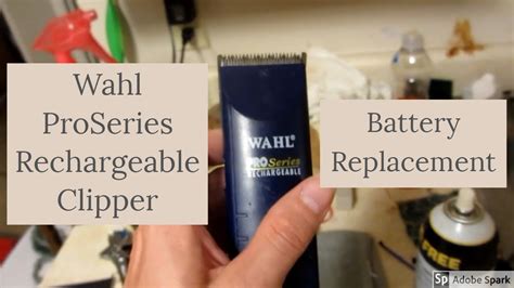 Wahl magic clip battery upgrade process
